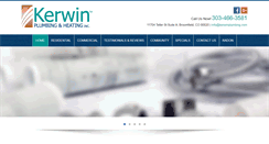 Desktop Screenshot of kerwinplumbing.com